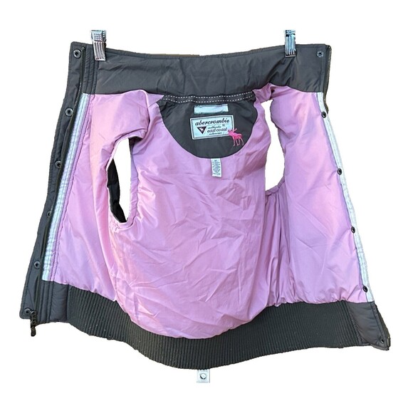 Abercrombie Kids Girls Brown Down Feather Puffer Vest Size Medium - Picture 5 of 6